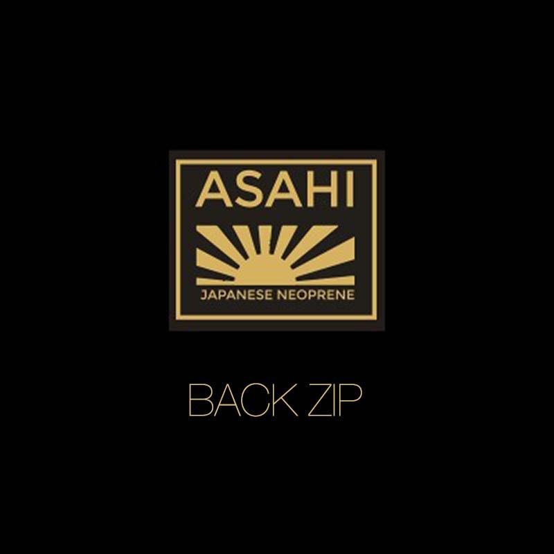 3/3MM ASAHI BACK ZIP MESH - Combinaison intégrale en neoprene japonais WETTY