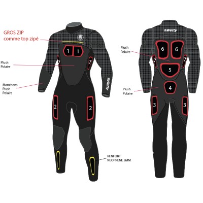 4/4MM ULTIMATE WARRIOR IMPACT WETSUIT