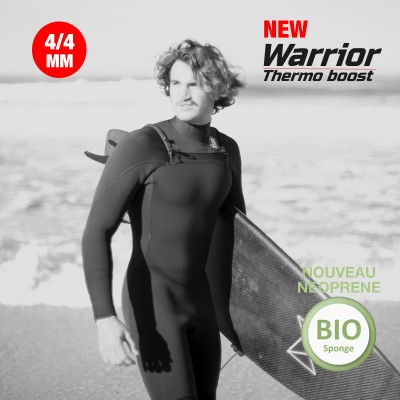 NOUVELLE COMBINAISON DE SURF HIVER WETTY 4/4MM - WARRIOR THERMO BOOST