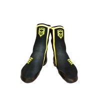 WETTY SURF BOOTIES WARRIOR YELLOW with FLEECE
