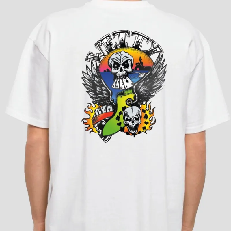TEE SHIRT WETTY SKULL by lolo INNE