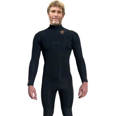 Combinaison de surf 4/3MM WETTY – Néoprène japonais ASAHIPRO PURPLE – ROUND ZIP